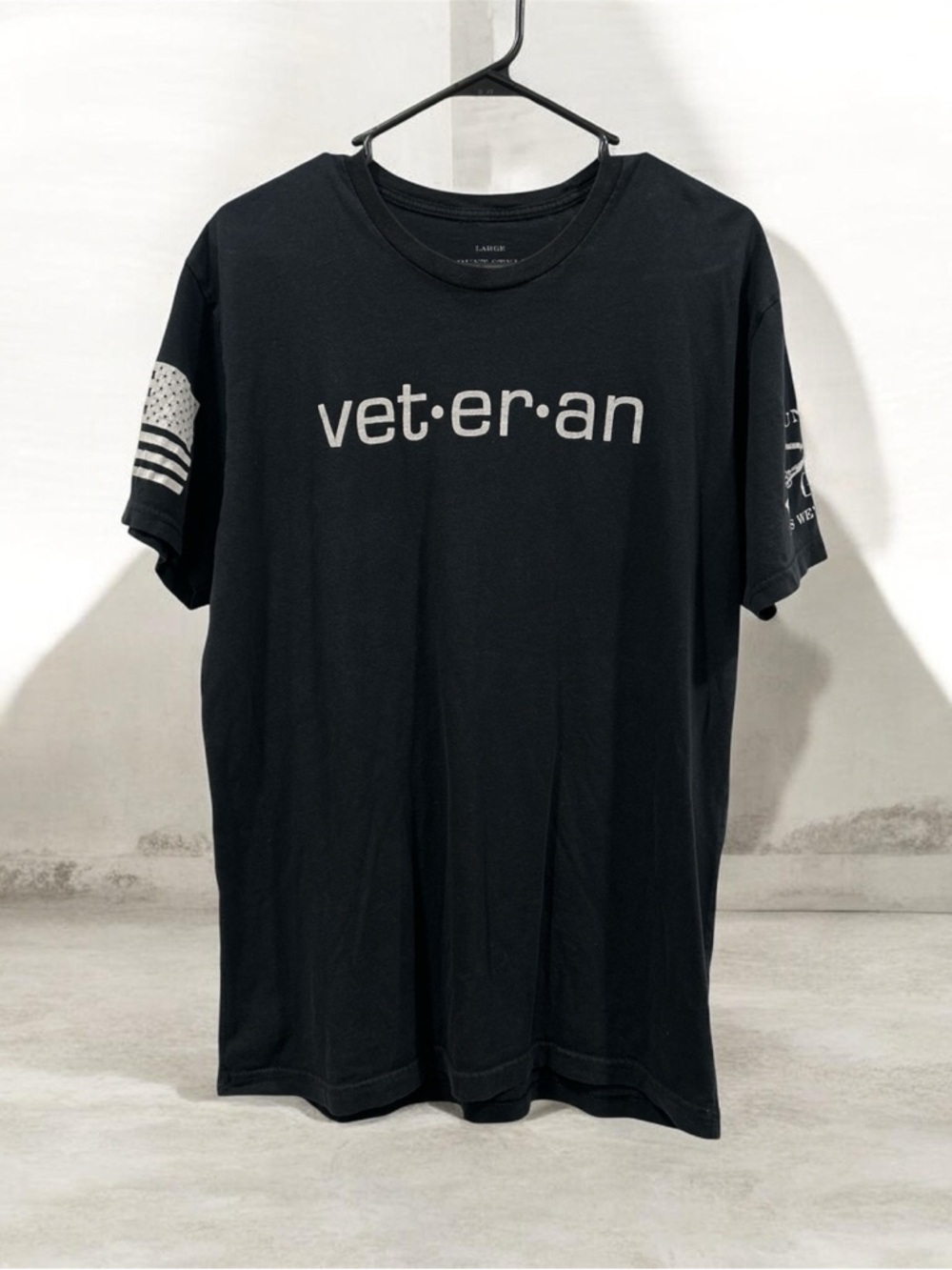 Grunt Style Black 'vet•er•an' Short Sleeve Tee